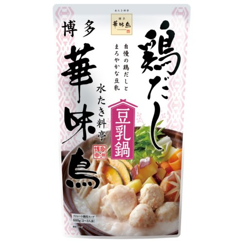 トリゼンフーズ　博多華味鳥鶏だし豆乳鍋スープ ６００ｇ