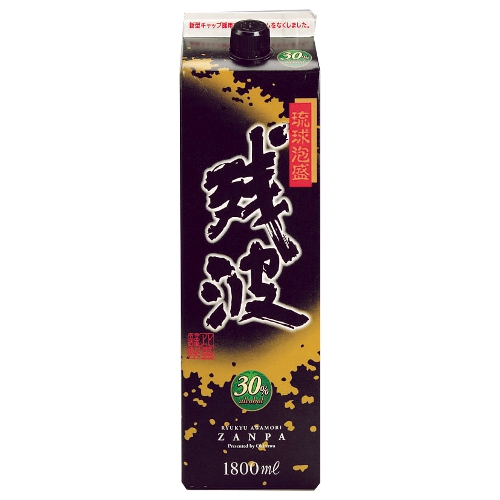 比嘉酒造残波ブラックＰ３０度 １８００ｍｌ
