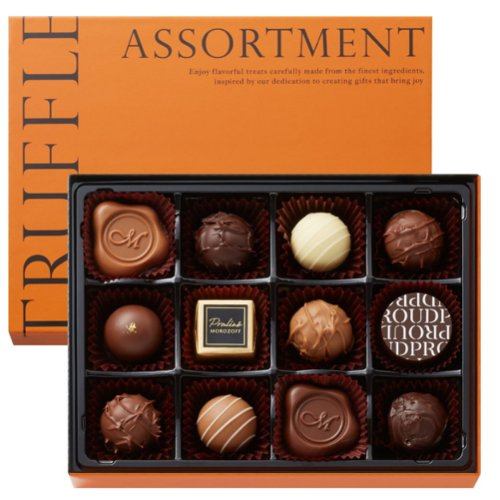 □【バレンタイン】モロゾフ（プラウド）　トリュフアソートメントＳＣ　※欠品時キャンセル対応となります。 ＜１２個入＞