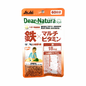 アサヒ　ディアナチュラスタイル　鉄×マルチビタミン ６０粒