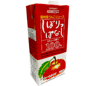 信州産りんごストレートジュースしぼり １０００ｍｌ