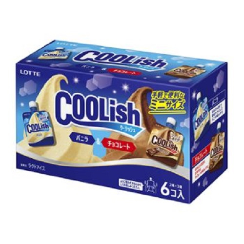 ロッテクーリッシュマルチバニラ＆チョコ※保冷剤は付きません。予めご了承下さい。 ６コイリ
