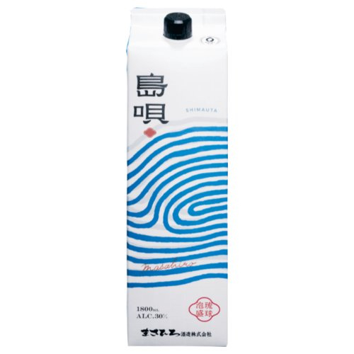 まさひろ酒造島唄パック３０度 １８００ＭＬ