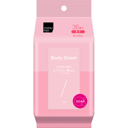 ｍｋ　ボディシート　厚手タイプ　せっけん３６枚 ３６枚
