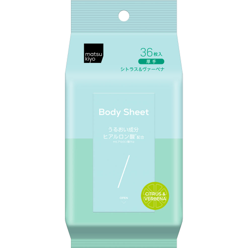 ｍｋ　ボディシート　厚手タイプ　シトラスヴァーベナ３６枚 ３６枚