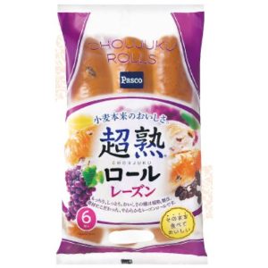 オキコ　超熟ロールレーズン※この商品は、納品時間の影響により１便と２便の消費期限が異なります。ご了承下さい。 ６個