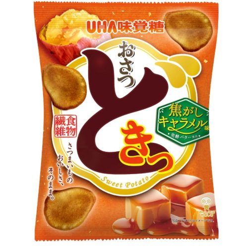 ユーハ株式会社 【売切御免】味覚糖☆おさつどきっ焦がしキャラメル味 ６０ｇ