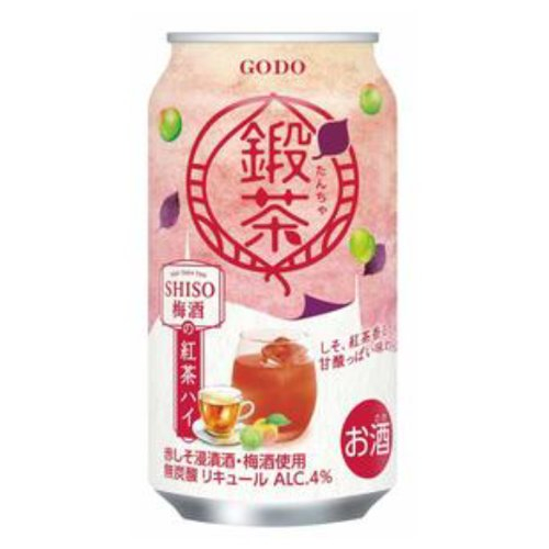 ■【数量限定】鍛茶　ＳＨＩＳＯ梅酒の紅茶ハイ 350ｍｌ