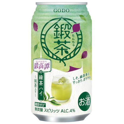 ■【数量限定】鍛茶　鍛高譚の緑茶ハイ 340ｍｌ