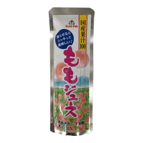 【数量限定】ゴールドパック☆国産ももジュース ８０ｇ