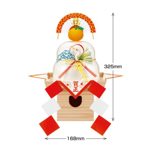 □サトウ　鏡餅コウノトリもち米切餅入り 500ｇ