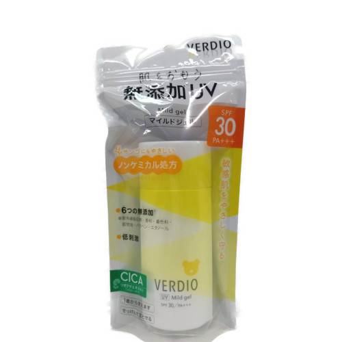 ベルディオ　無添加ＵＶマイルドジェル　ＳＰＦ３０　※１歳から使えます ８０ｇ