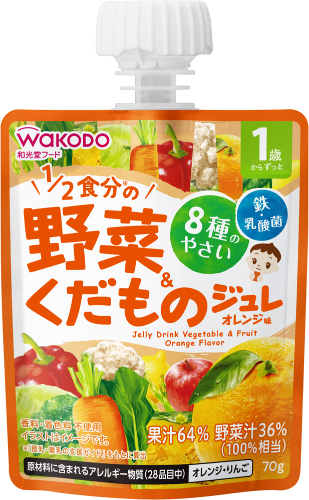 ＡＧ食品ＭＹジュレドリンク野菜オレンジ ◆７０ｇ