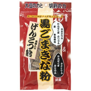 世紀　黒ごまきな粉黒糖入りげんこつ飴 １４０ｇ