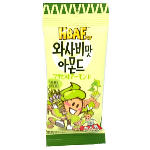 ■【韓国フェア】ＨＢＡＦ☆ワサビ味アーモンド