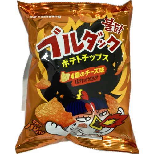 ■【韓国フェア】ポテトチップス　４種のチーズ味